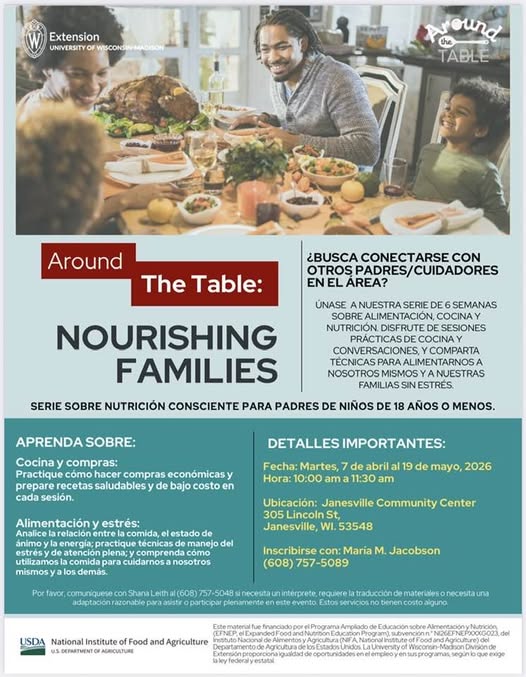 ¡Reuniones para conocer a más padres cuidadores en el área!