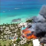Cientos de turistas perdieron sus documentos en el incendio del hotel en República Dominicana
